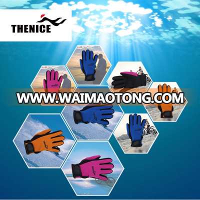 Best quality Hot sale Thenice snorkeling gloves protective swimming gloves